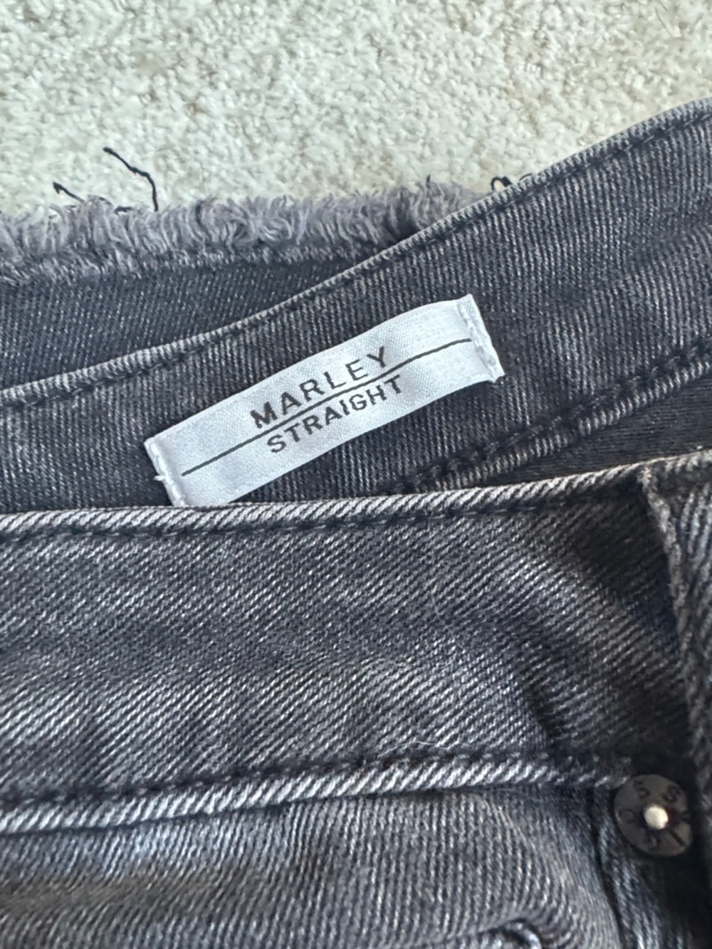 Vigoss Women's Marley Straight Charcoal Black High-Rise Skinny Jeans - Picture 6 of 6
